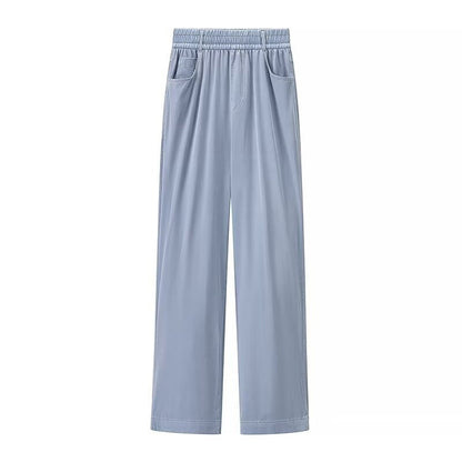 Dames joggingbroek wijde pijp | Elastische tailleband