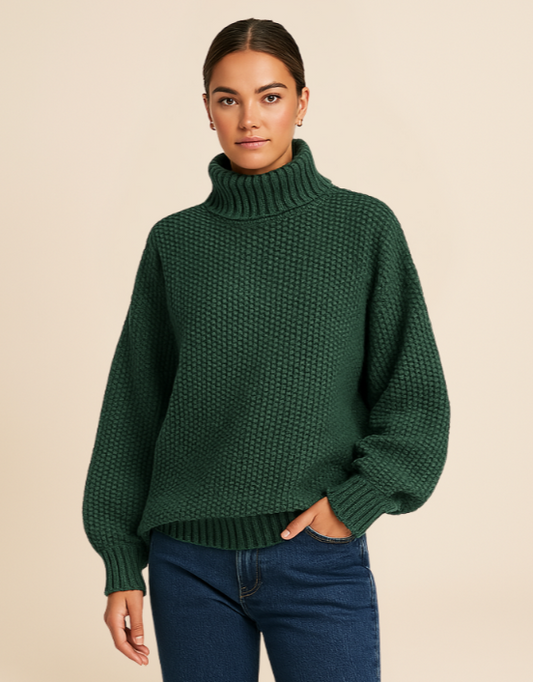 Dames Sweater | Grove Gebreide Wintertrui met Comfortabele Pasvorm