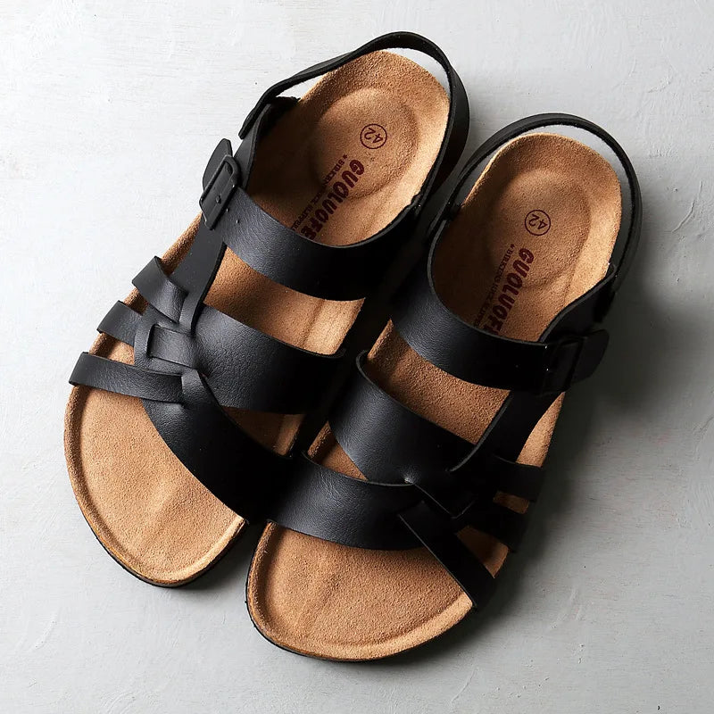 Orthopedische Leren Sandalen voor Optimale Ondersteuning