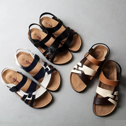 Orthopedische Leren Sandalen voor Optimale Ondersteuning