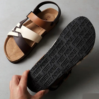Orthopedische Leren Sandalen voor Optimale Ondersteuning