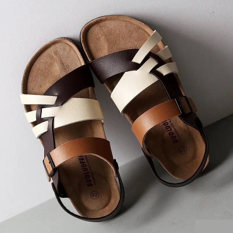 Orthopedische Leren Sandalen voor Optimale Ondersteuning