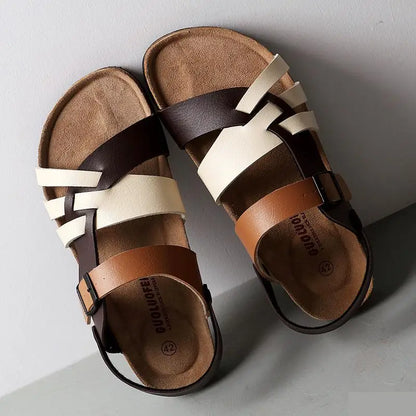 Orthopedische Leren Sandalen voor Optimale Ondersteuning