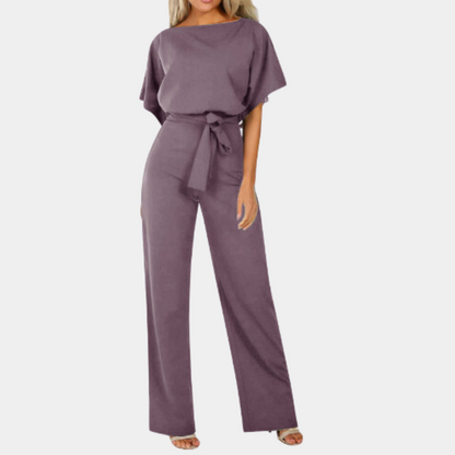 Otilia – Dames Jumpsuit | Wijde Pijpen & Strikceintuur