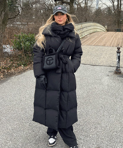 Kylie Lange Gewatteerde Winterjas Dames