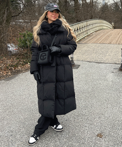 Kylie Lange Gewatteerde Winterjas Dames