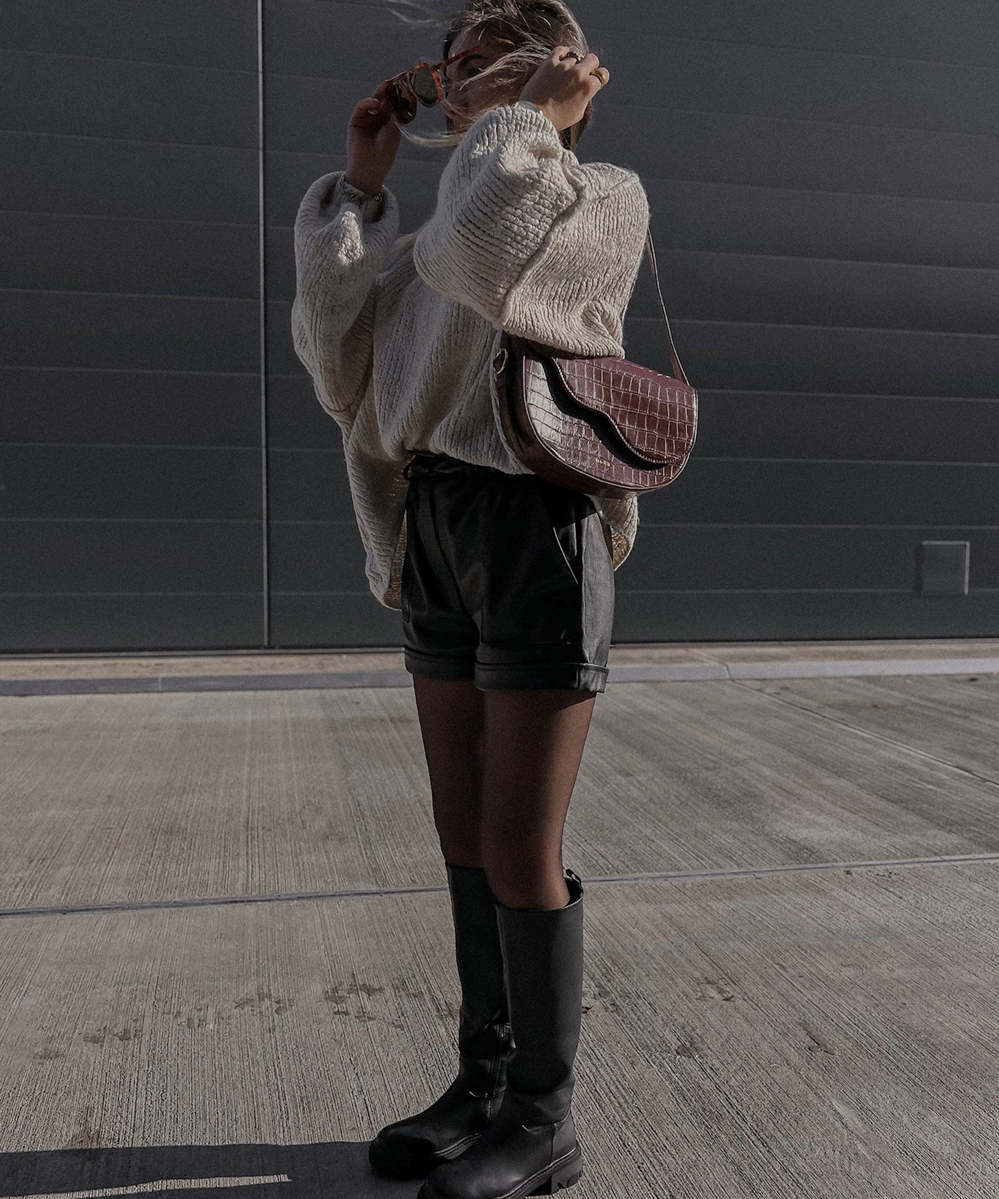 Nata – Oversized Trui Dames | Beige Pullover