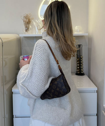 Nata – Oversized Trui Dames | Beige Pullover