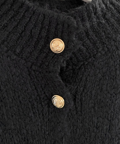 Nila - Zwart Oversized Dames Vest