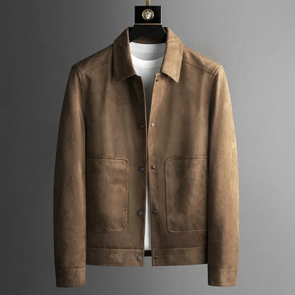 Elianzo - Luxe Suède Jack met Knoopsluiting