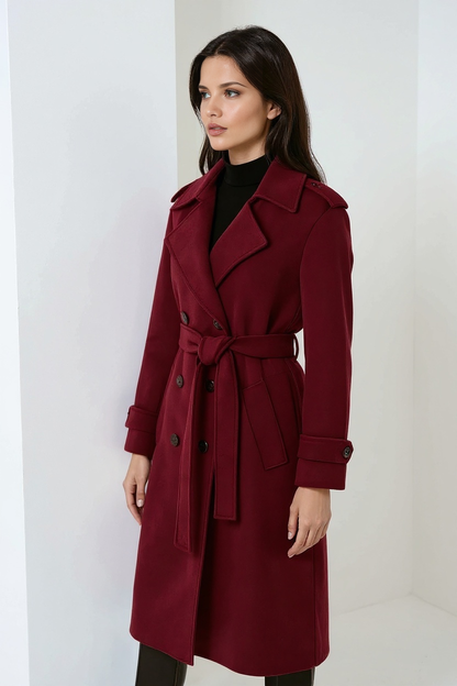 Amber - Burgundy Winterjas