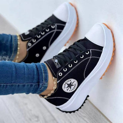 Nova Sneakers Dames | Canvas & Veters