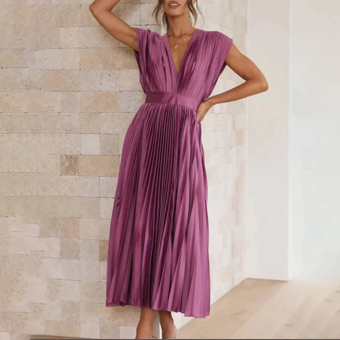 Ameline - Tijdloze Elegante Maxi-Jurk