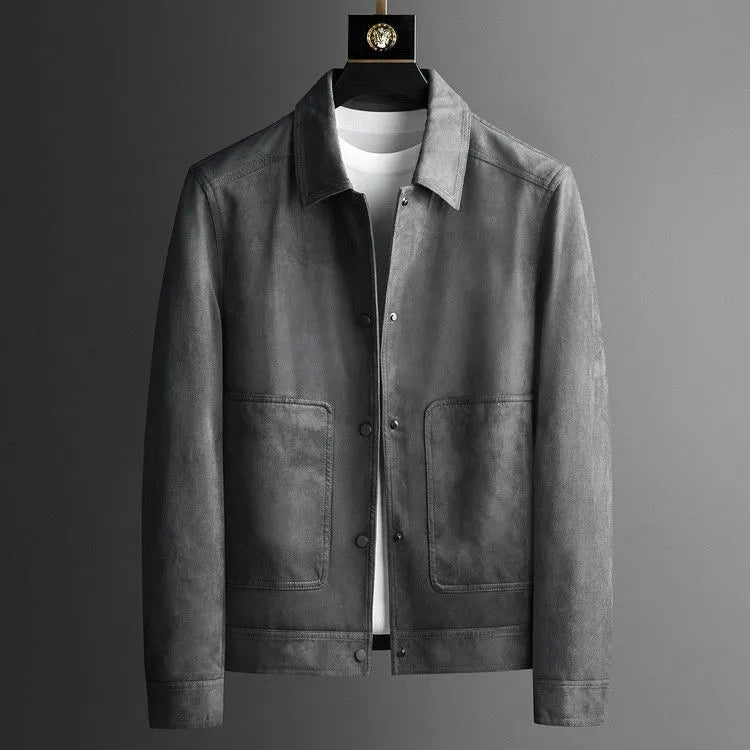 Elianzo - Luxe Suède Jack met Knoopsluiting