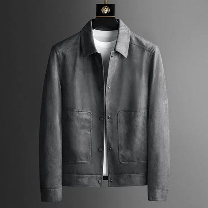 Elianzo - Luxe Suède Jack met Knoopsluiting