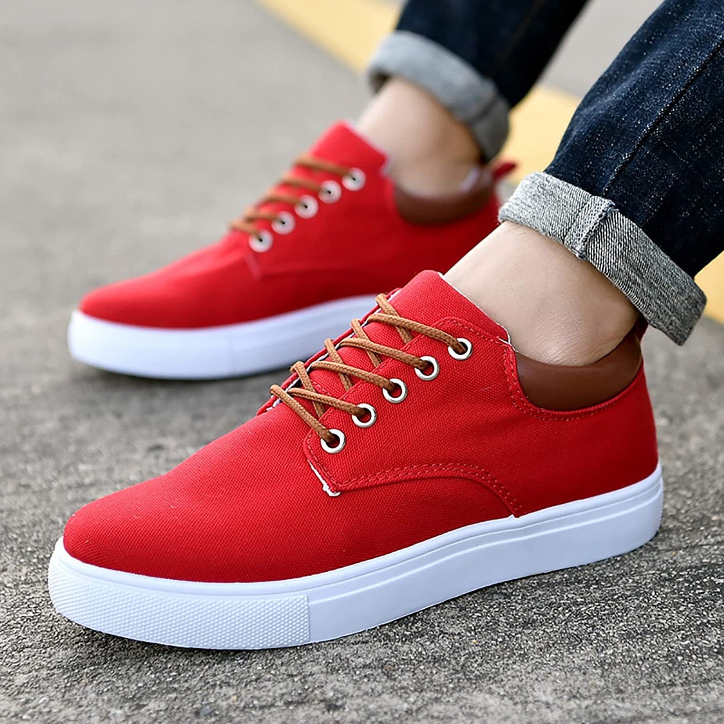 Heren Sneakers – Stijlvolle Lage Sneakers met Comfortabele Pasvorm