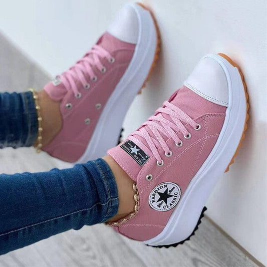 Nova Sneakers Dames | Canvas & Veters