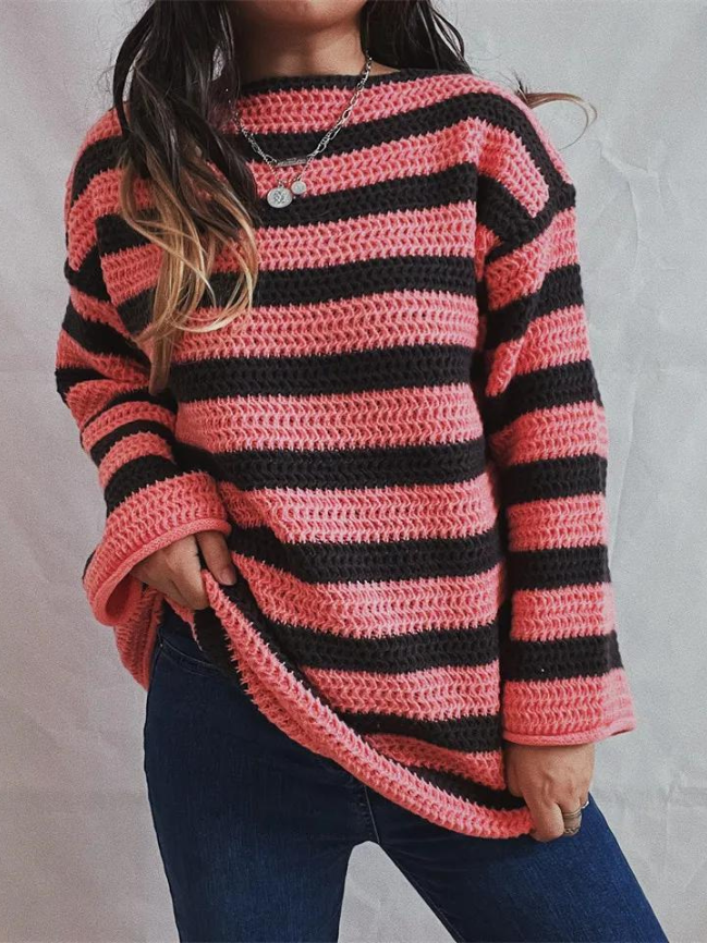 Liv - Oversized Strepen Sweater