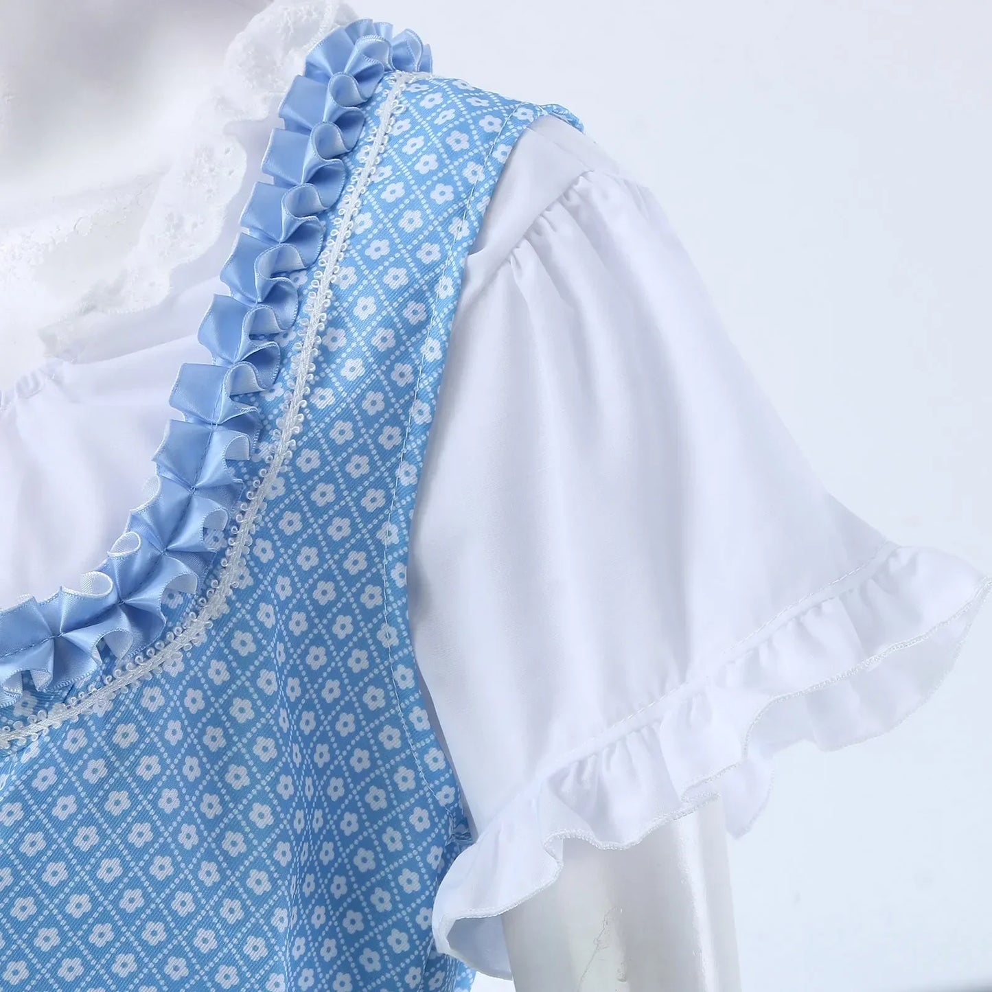 Blauwe Dirndl Jurk Dames – Traditioneel Oktoberfest Kostuum