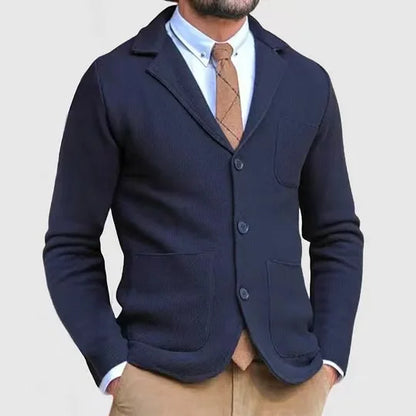 Luca - Heren Blazer Vest | Klassieke Kraag en Zakken