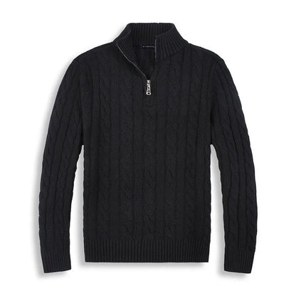 Enzo Trui Heren | Half Zip & Kabelpatroon