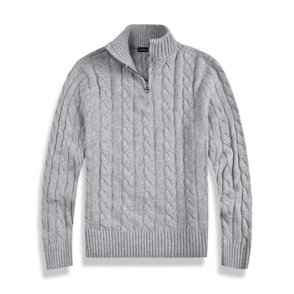 Enzo Trui Heren | Half Zip & Kabelpatroon