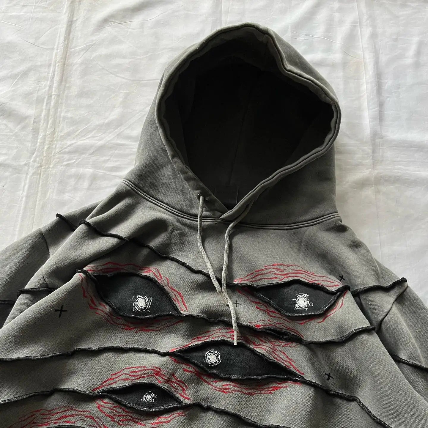 Hoodie Heren | Streetwear Patchwork Design