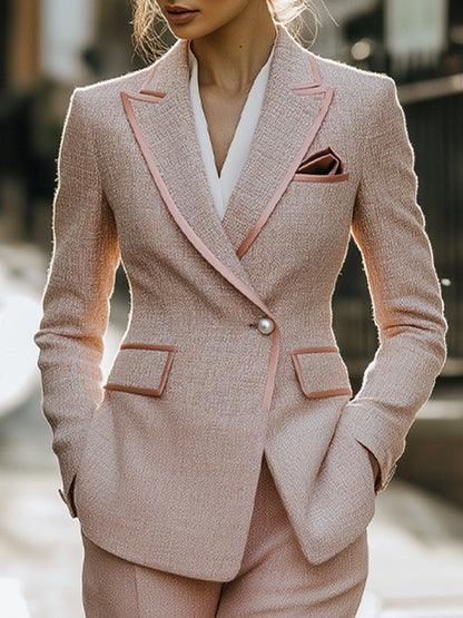 Jane Roze Dames Pak | Blazer met Pantalon