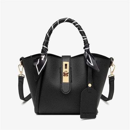 Valentia - Luxe Handtas met Zijde Detail