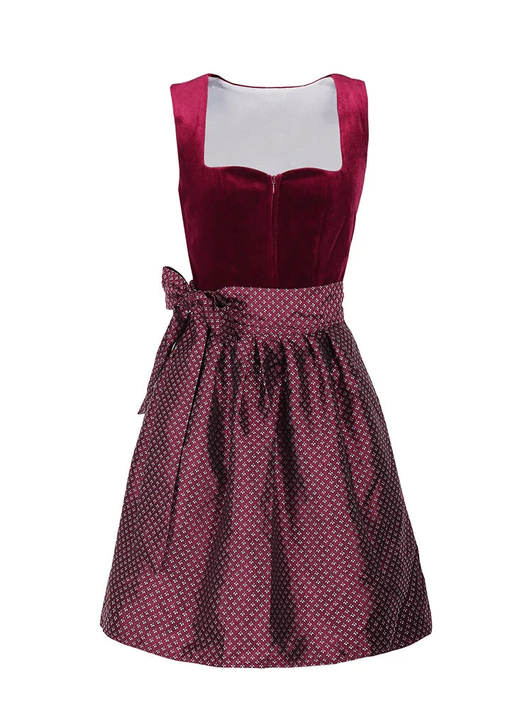 Dirndl Jurk Dames Rood – Traditionele Oktoberfest Outfit