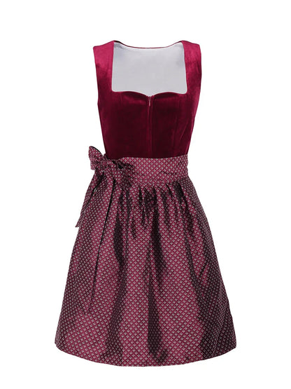 Dirndl Jurk Dames Rood – Traditionele Oktoberfest Outfit