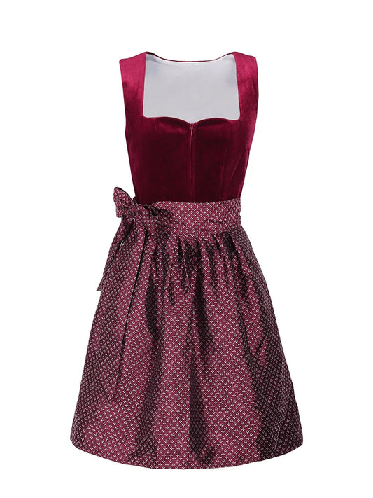 Dirndl Jurk Dames Rood – Traditionele Oktoberfest Outfit