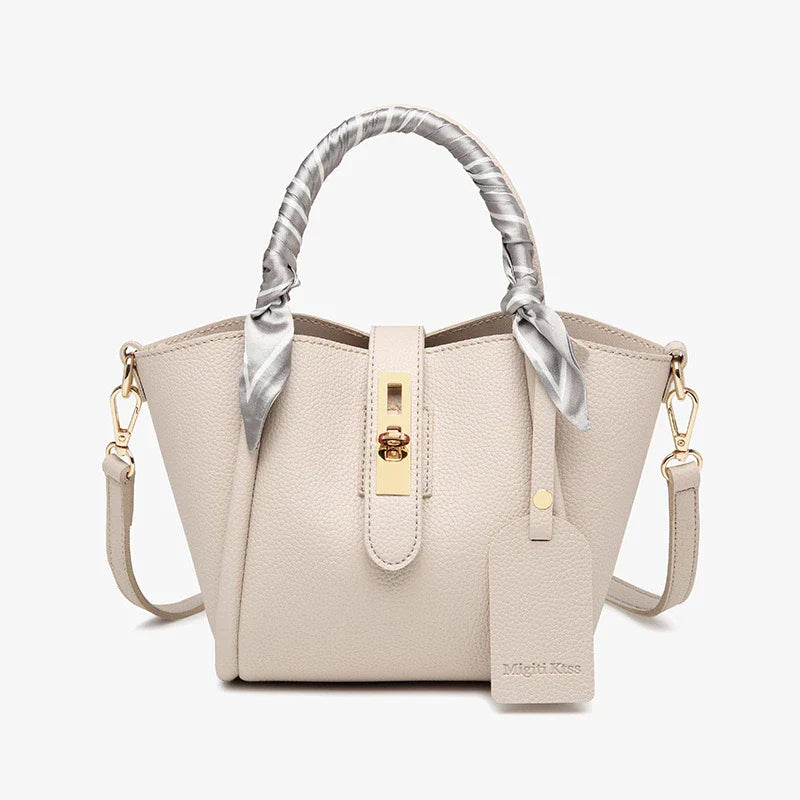 Valentia - Luxe Handtas met Zijde Detail