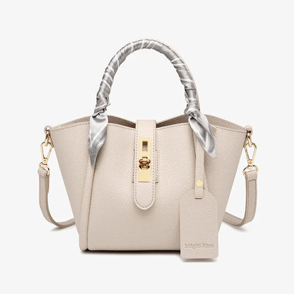 Valentia - Luxe Handtas met Zijde Detail