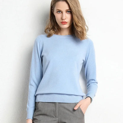 Trui Dames | Lange Mouw & Ronde Hals