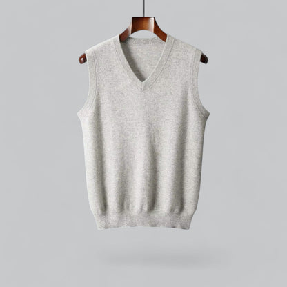 Elric - Luxe Kasjmier Mouwloos Vest voor Heren