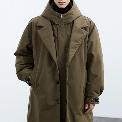 Kennington Winterjas Heren | Trenchcoat met Capuchon