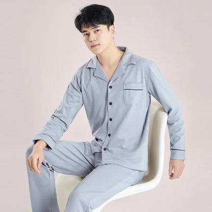 Reece - Winter Katoenen Pyjama Set voor Mannen