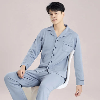 Reece - Winter Katoenen Pyjama Set voor Mannen