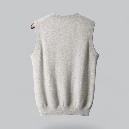 Elric - Luxe Kasjmier Mouwloos Vest voor Heren