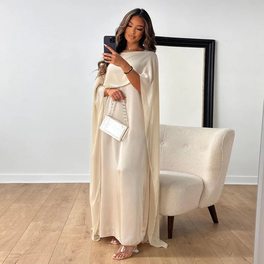 Luxe Kaftanjurk met Minimalistische Klasse