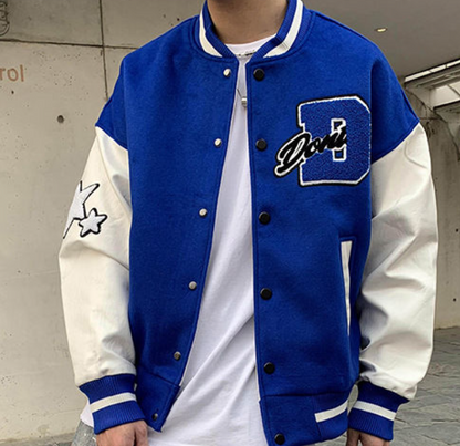 Heren Varsity Jack – Sportieve Bomberjas met College Look
