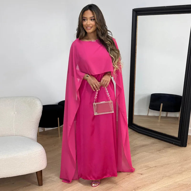 Luxe Kaftanjurk met Minimalistische Klasse