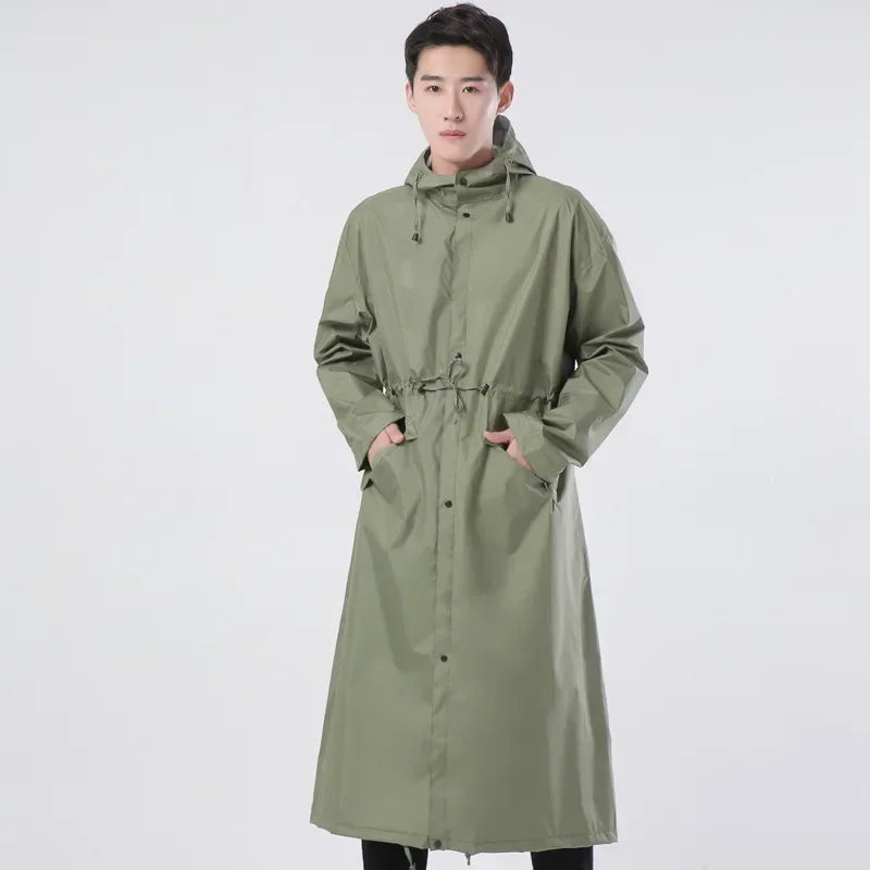 Dames Regenjas Lang | Trenchcoat met Capuchon