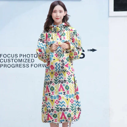 Dames Regenjas Lang | Trenchcoat met Capuchon