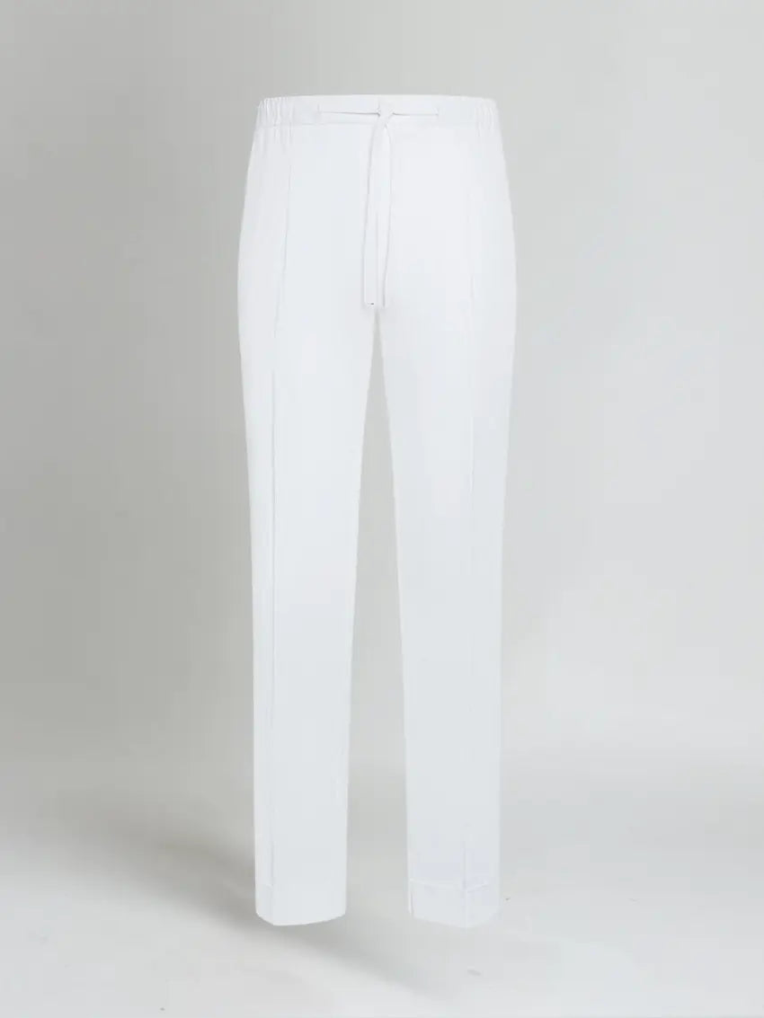 Witte Linnen Herenbroek – Ademend, Elegant & Veelzijdig voor Zomer en Vrije Tijd