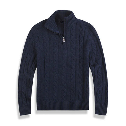 Enzo Trui Heren | Half Zip & Kabelpatroon