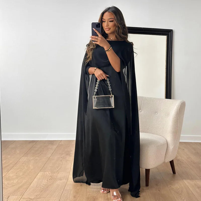Luxe Kaftanjurk met Minimalistische Klasse