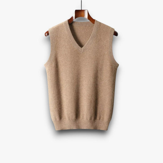 Elric - Luxe Kasjmier Mouwloos Vest voor Heren