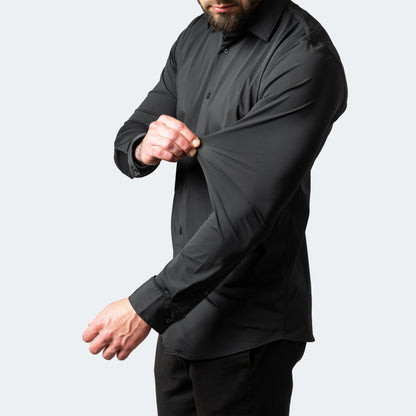 Slim Fit Overhemd van Stretchstof voor Heren – Strak & Comfortabel